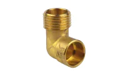 Brass elbow male threaded/female copper - 92 GC