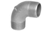 90° equal elbow male - Black - AFY - 94