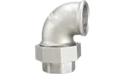 90° union elbow conical bearing female - Galvanised - AFY - 96