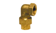 Brass elbow union female threaded/female copper - 96 GCU