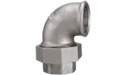 90° union elbow conical bearing female - Black - AFY - 96