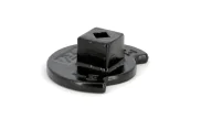 Square driver for butterfly valve