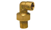Brass elbow union male threaded/female copper - 98 GCU
