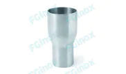 Welding concentric reducer straight ends SMS BW