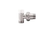 Itap male manual lockshield valve angle type 1/2''