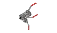 ELSA® stainless steel ball valve with double block and bleed