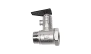 Sanitary safety valve with lever with built-in check valve 1/2''