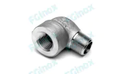 Stainless steel 90° equal street elbow M/F NPT
