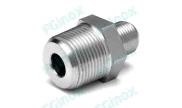 Stainless steel hexagonal reducing nipple NPT