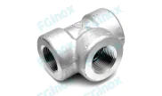 Stainless steel equal tee female NPT