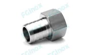 Nozzle fitting hexagon F/Hose end BSP - 316L