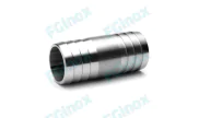 Nozzle fitting double hose end BSP - 316L