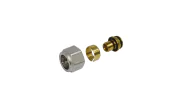 Radiator valve fitting for multilayer pipes 1/2''-M16x2