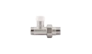 Itap male manual lockshield valve straight 1/2''