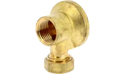 Brass wall connection with nut & gasket - AM