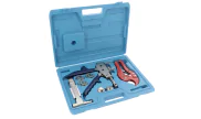 Mounting set with mounting, cutting and flaring pliers
