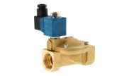 Brass solenoid valve ESM 87 servo-assisted normally open
