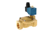 Brass solenoid valve ESM 87 servo-assisted normally open - ACS
