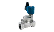 Brass solenoid valve ESV 90 servo-assisted normally closed - Steam