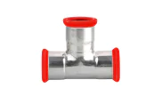 Carbon steel equal tee - Press fitting