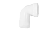 Rigid elbow toilet pipe
