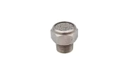 Stainless steel silencer for Namur solenoid pilot valves