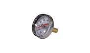 Thermometer for brass distribution manifold - Round dial