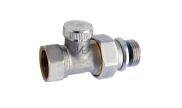 Thermador thermostatic female lockshield valve straight type