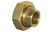 Brass threaded union fitting - For threaded circulators