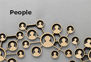 bloc avec titre People pour aller &agrave; la page traitant les sujets soci&eacute;taux chez Syveco
