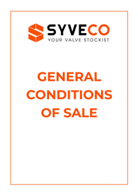 General conditions of sale