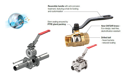 technical presentation of a few valves