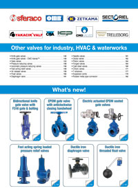Open chapter Other valves for industry, HVAC & waterworks