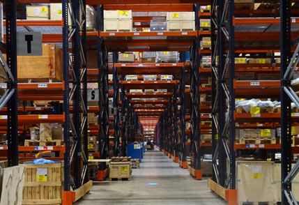 one of Thermador Groupe's warehouse, go to page Stock