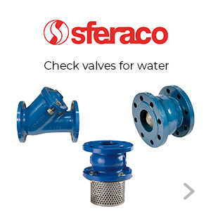 Access to our check valves for water.